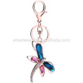 ladies Handbag Purse Charm Rhinestone butterfly keychain metal key chain